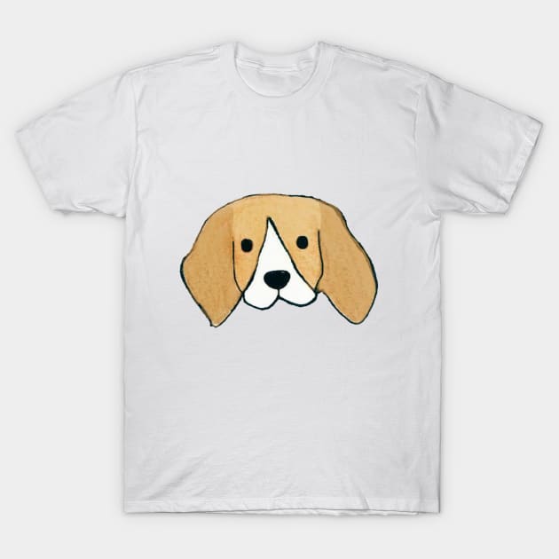 Frankie Beagle T-Shirt by uchix